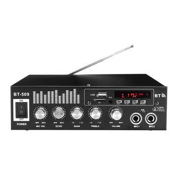 12V 220V BT-509 Car Home bluetooth Amplifier with Remote Control