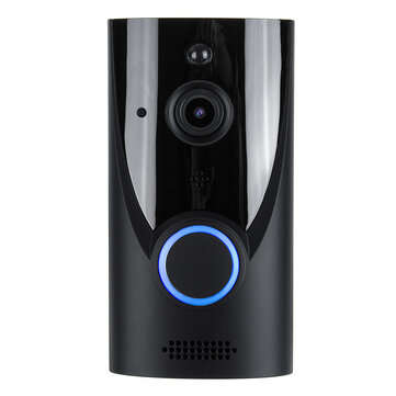 Wireless WiFi Video Doorbell Camera Intercom IR Smart Home Security Door Bell (COLOR1: SILVER)