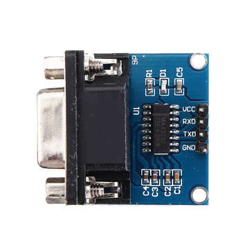 10pcs DC5V MAX3232 MAX232 RS232 To TTL Serial Communication Converter Module With Jumper Cable Geekc