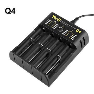 Portable USB Rechargeable Battery Charger Fast Charging For AA 18350 18500 18650 (TYPE: E)
