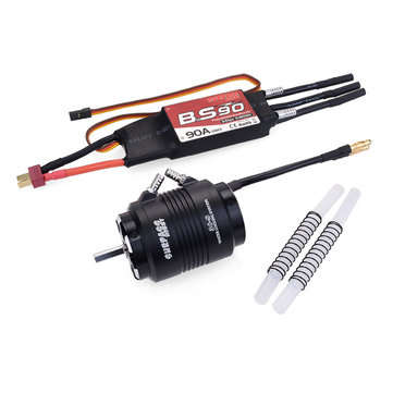 Surpass Hobby 3660 3500KV Brushless Motor +90A ESC +36-S Water Cooling Jacket for RC Boat