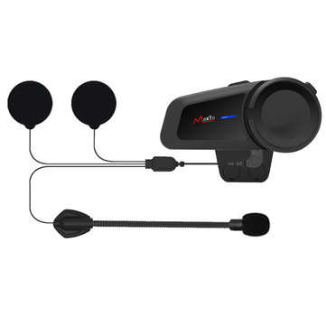 1000M M2 Waterproof 6 Riders Group Talking Helmet Intercom Universal Pairing Motorcycle bluetooth He