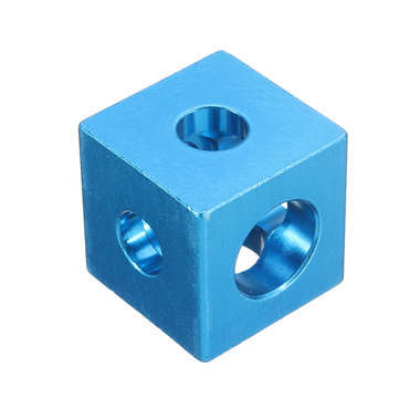 Machifit Three Way Cube Connector for 2020 V-slot Aluminum Extrusions Profile Blue