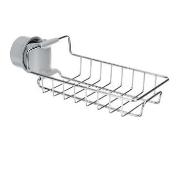 Stainless Steel Kitchen Sink Faucet Sponge Soap Drain Rack Storage Holder Shelf Storage... (TYPE: B)