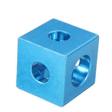 Machifit Three Way Cube Connector for 2020 V-slot Aluminum Extrusions Profile Blue