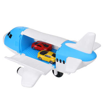 Storage Transport Aircraft Model Inertia Diecast Model Car Set Toy for Children`s Gift