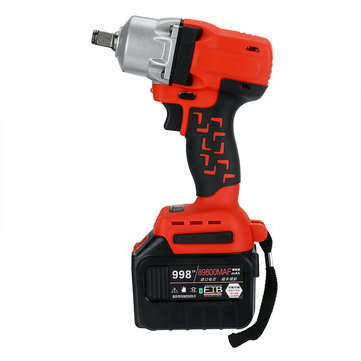 600Nm 89800mAh 1/2`` Cordless Impact Wrench Power Driver Electric Wrench Socket