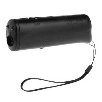 3 In 1 Anti Barking Stop Bark Ultrasonic Pet Dog Repeller Training Device Pet Tra... (COLOR1: BLACK)