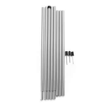 IPRee 8/4 Knots Iron Poles 2M Heavy-duty Outdoor Tent Pole Heavy-duty Tent Building Supporting Rod