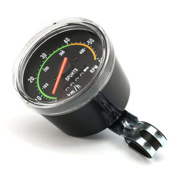 Vintage Style Bicycle Bike Speedometer Analog Mechanical Odometer With Hardware