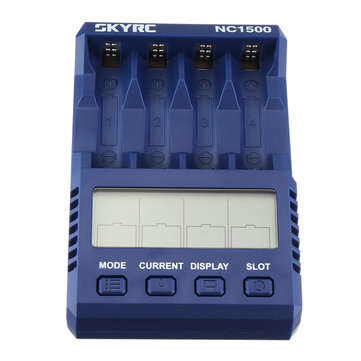 SKYRC NC1500 5V 2.1A 4 Slots LCD AA/AAA NiMH Battery Charger Discharger & Analyzer