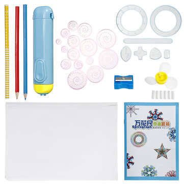 27Pcs Spirograph Design Set Tin Draw Drawing Kids Art Craft Create Education Toys