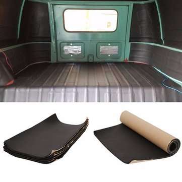 6Pcs/Set 5mm Vehicle Insulation Closed Cell Foam Rubber Self Adhesive Car Sound