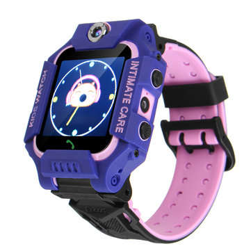 Anti-lost GSM GPS SIM Smart Watch Phone Touch Camera Alarm Locator... (COLOR.: BLUE | TYPE: OPTION2)