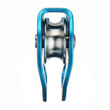 Pro 25kN Double Sheave Rope Climbing Pulley for Mountain Rock Tree Climbing
