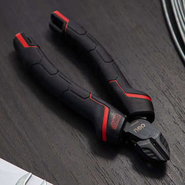 DeLi DL0204 Right-Hand Side Diagonal Nose Pliers Cutting Nippers Pliers Jewelry Hand Tool Anti-slip