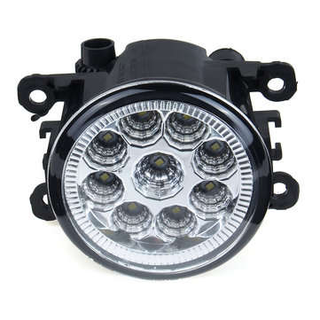 Pair Car Front LED Fog Lights Lamps with H11 Bulbs White For Land Rover Discovery 4 Range Rover Spor