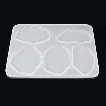 Agate Resin Casting Mold Silicone Making Epoxy Mould Craft DIY Clay Tool