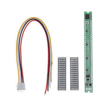 DIY 32 LED Music Electrical Level Indicator VU Meter Audio Level Meter Kit For Amplifier Board Adjus