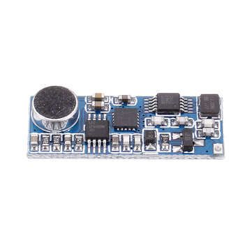 Mini FM Transmitter Module Wireless Microphone Single Channel Board 3-5V 100mW Adjustable Sensitivit
