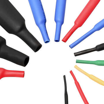 328Pcs Heat Shrink Tube Sleeving Wrap Wire Car Electrical Cable Tube kits Polyolefin 8 Sizes Mixed C