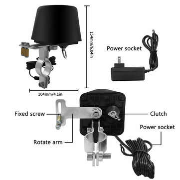 EWelink Smart WiFi Switch Water Valve Controller Home Automation System Gas Water Control Valve Work
