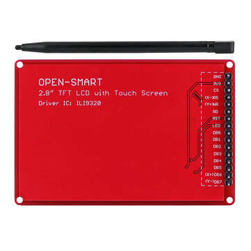 OPEN-SMART 2.8 inch TFT LCD Display Shield Touch Screen Module with Touch Pen for UNO R3/Nano/Mega25
