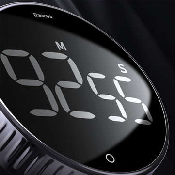 Baseus LCD Display Magnetic Digital Timers Mechanical Cooking Alarm Clock From Ecological Chain
