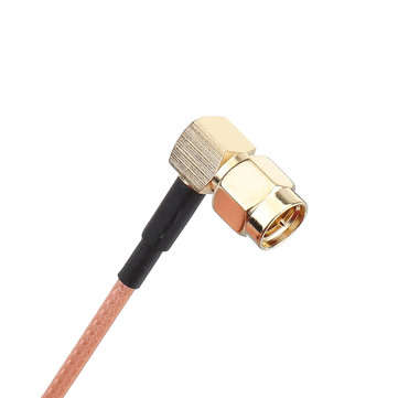 100CM SMA cable SMA Male Right Angle to SMA Female RF Coax Pigtail Cable Wire RG316 Connector Adapte