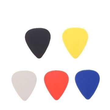5PCS 0.50mm ABS Guitar Picks for Acoustic Guitar Bass Ukulele