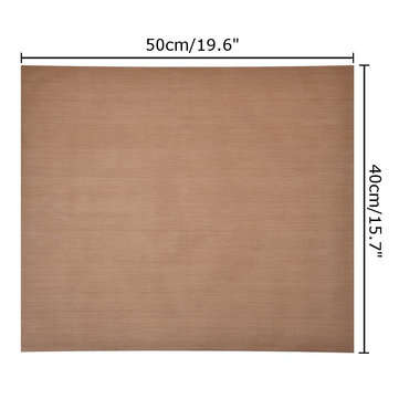 3Pcs 50x40cm 260 Brown Heat Press Sheet Transfer Film Machine for Ironing Craft Pad Thermal Trans