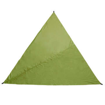 3m Triangular Waterproof Tent Sunshade Garden Patio Awning Canopy Sun ... (COLOR.: VOJENSKZELEN)