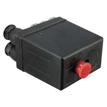 Air Compressor Pump Pressure Switch Control + Valve Gauges Regulator