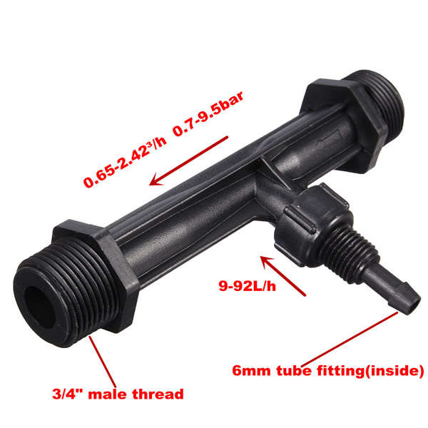 irrigation venturi fertilizer injector