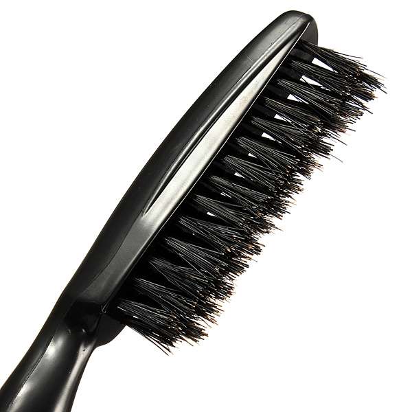Professional Salon Black Hairdressing Teasing Tangle Hair Brush Comb