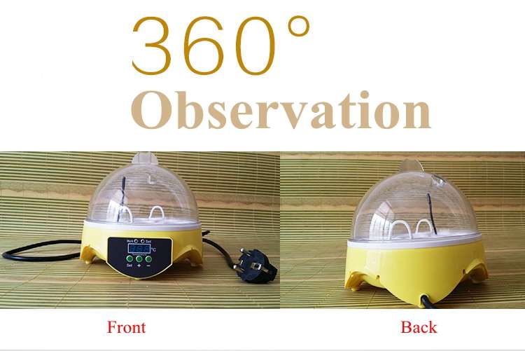 Automatic Eggs Incubator Mini Incubation Equipment 7 Eggs Household Teaching Experiments