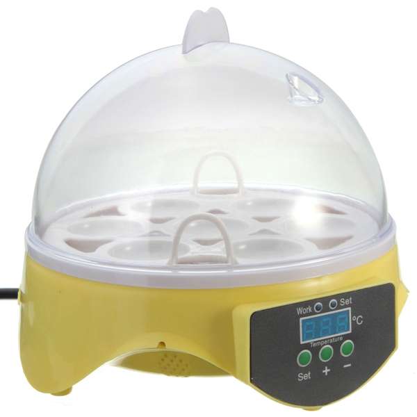 Automatic Eggs Incubator Mini Incubation Equipment 7 Eggs Household Teaching Experiments
