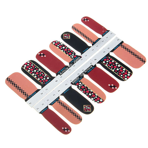 13 Styles Designs Star Flower Foils Nail Art Decal Sticker
