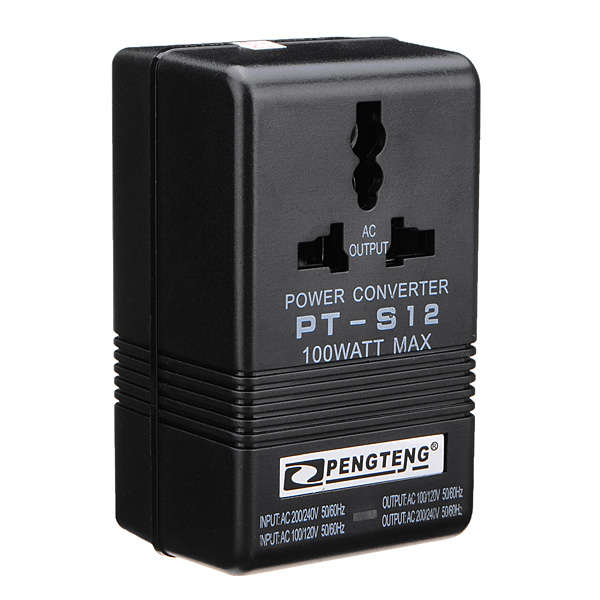 110V to 220V and 220V to 110V Voltage Transformer Converter 100W