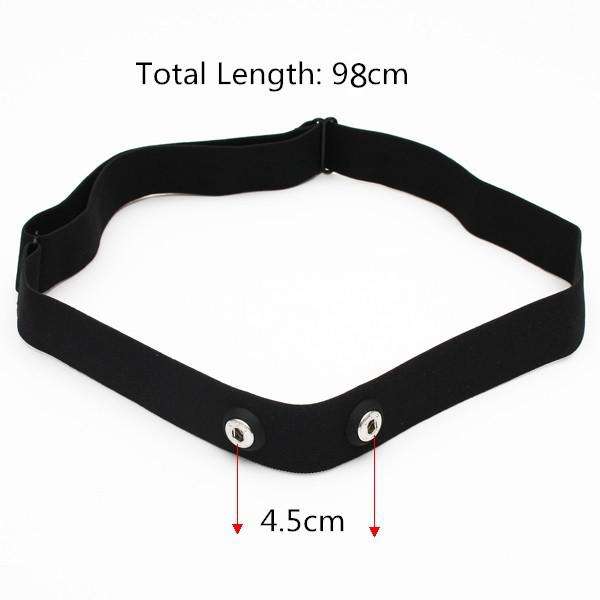Elastic Chest Belt Strap for Wahoo Garmin Polar Sport Heart Rate Monitor Watch 