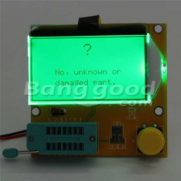 LCR-T3 Transistor Tester Resistance Capacitance Diode ESR SCR Inductance Meter - 0.05kg