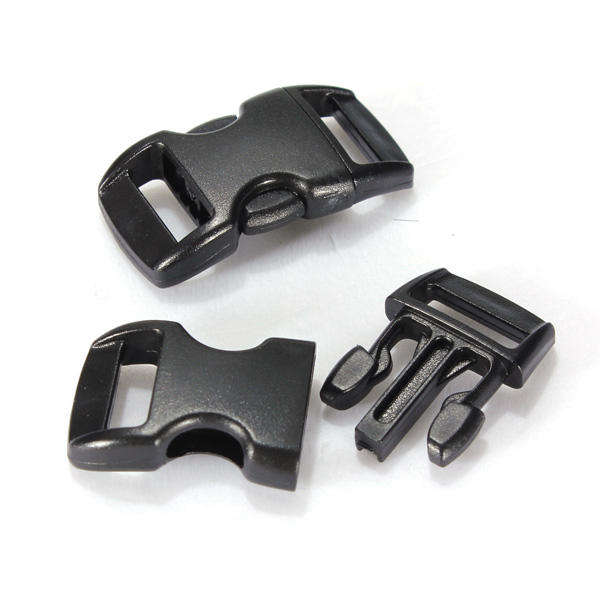 100Pcs Black Buckles