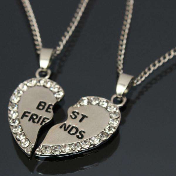 Broken Heart Best Friend Necklaces