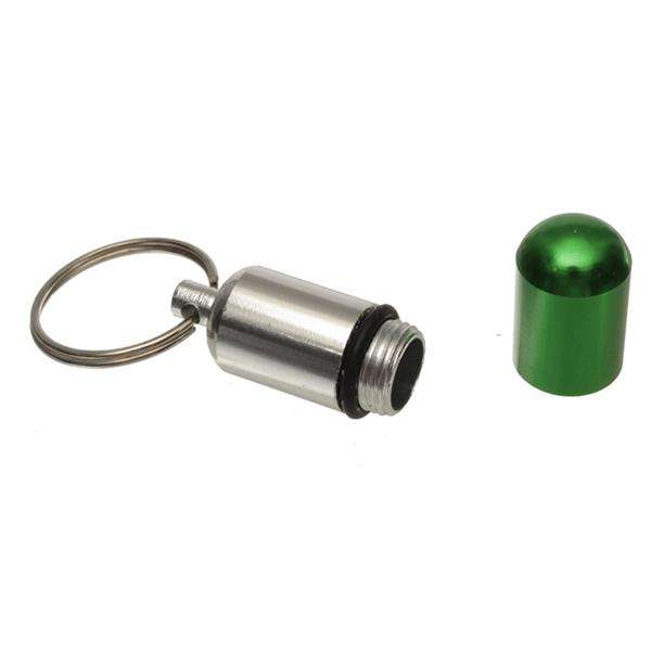 Waterproof Aluminum Pill Keychain
