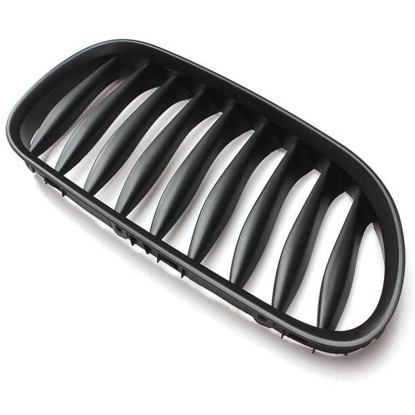 Kidney Sport Grille Grill Pair Left Right Matte Black for BMW Z4 2003-2008