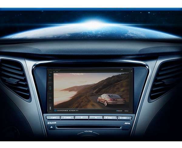 F6060B 7 inch Car Stereo DVD Player Bluetooth FM Radio MP4 Aux Touch Screen 2 Din HD 52W*4