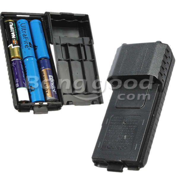 Extended 6x AA Battery Case Pack Shell For BaoFeng UV5R UV5RB UV5RE - 0.06kg