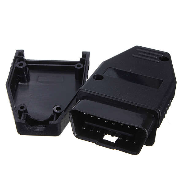 Universal 16 Pin OBD2 Male Connector Plug Adapter Diagnostic Tool