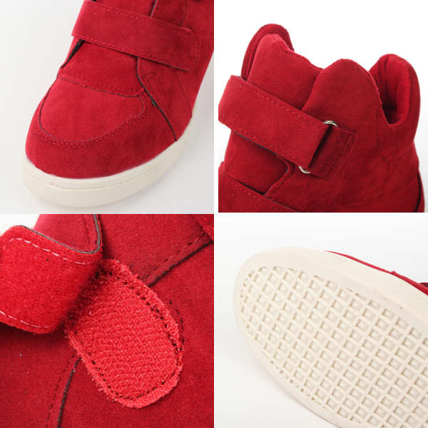 Women Wedge Sneakers Height Increasing Shoes Platform Casual Boot