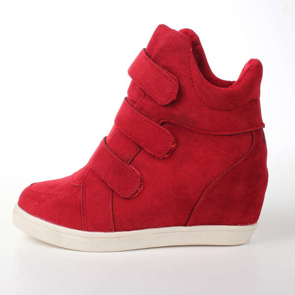 Women Wedge Sneakers Height Increasing Shoes Platform Casual Boot
